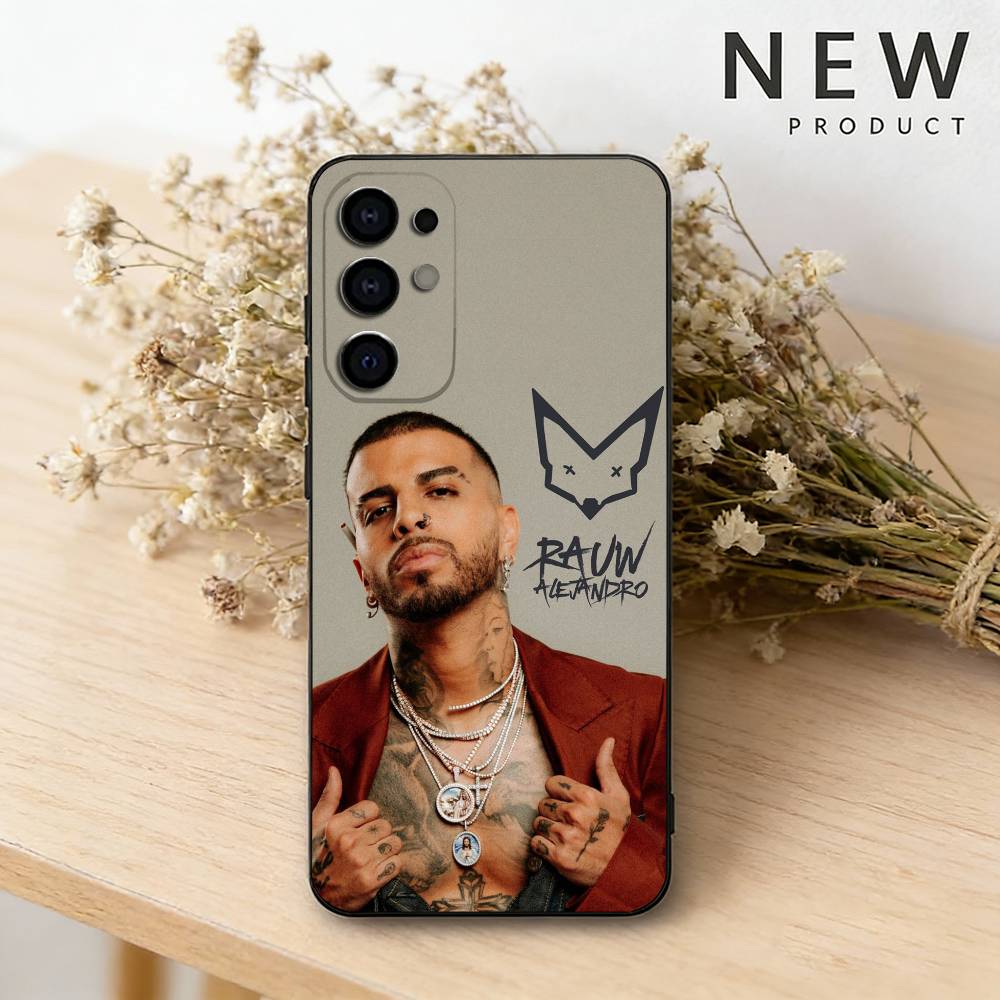 Singer R-Rauw Alejandro Phone Case For Samsung S26,25,24,23,22,30,21,10,9,Ultra,Plus,Lite Black Soft Case