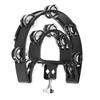 Tambourine Drum Set Multifunctional Hand  Rattle Loose Double Row Bells KTV Musical Instrument