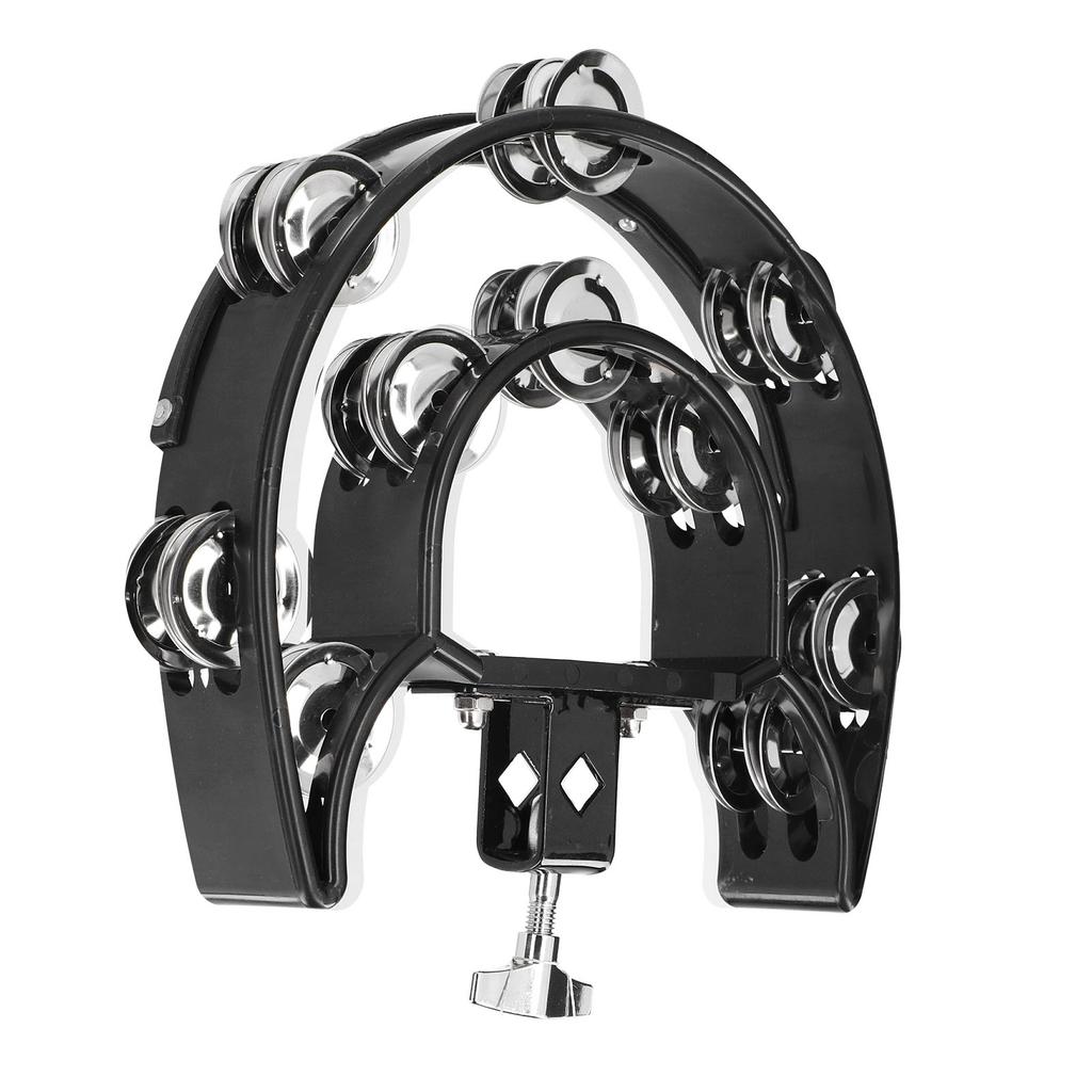 Tambourine Drum Set Multifunctional Hand  Rattle Loose Double Row Bells KTV Musical Instrument