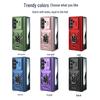New SAM Z Fold7 Sharp Armor Hinge Ring Stand Anti-drop Folding Phone Case