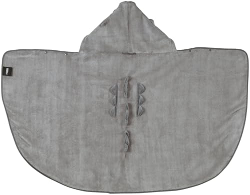 Skater Kids' Bath Poncho with Hood, Quick-Drying, 108 X 92cm, Godzilla Design, Boys' BPO1-A