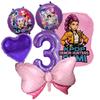 K-pop Demon Hunters Balloons Birthday Party Decoration Number 1-10 Baloon Set Kids Girls Korean Group Globals MIRA RUMI ZOEY Round Sensory Compression