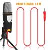 Professional Condenser Wired Microphone Mic For PC Karaoke Sound Room Gaming Audio Sing Machine System Live Streaming Kits Gamer