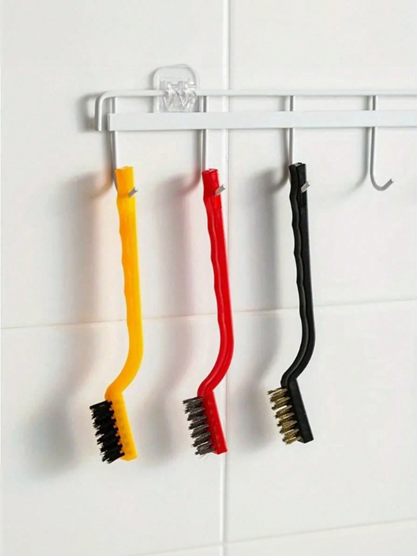 Щетка для чистки газовой плиты, Металлическая щетка, Кухонная щетка для чистки, Щетка для очистки от жира, Щетка для удаления ржавчины, Электрическая щетка, Чистящие принадлежности Random Color