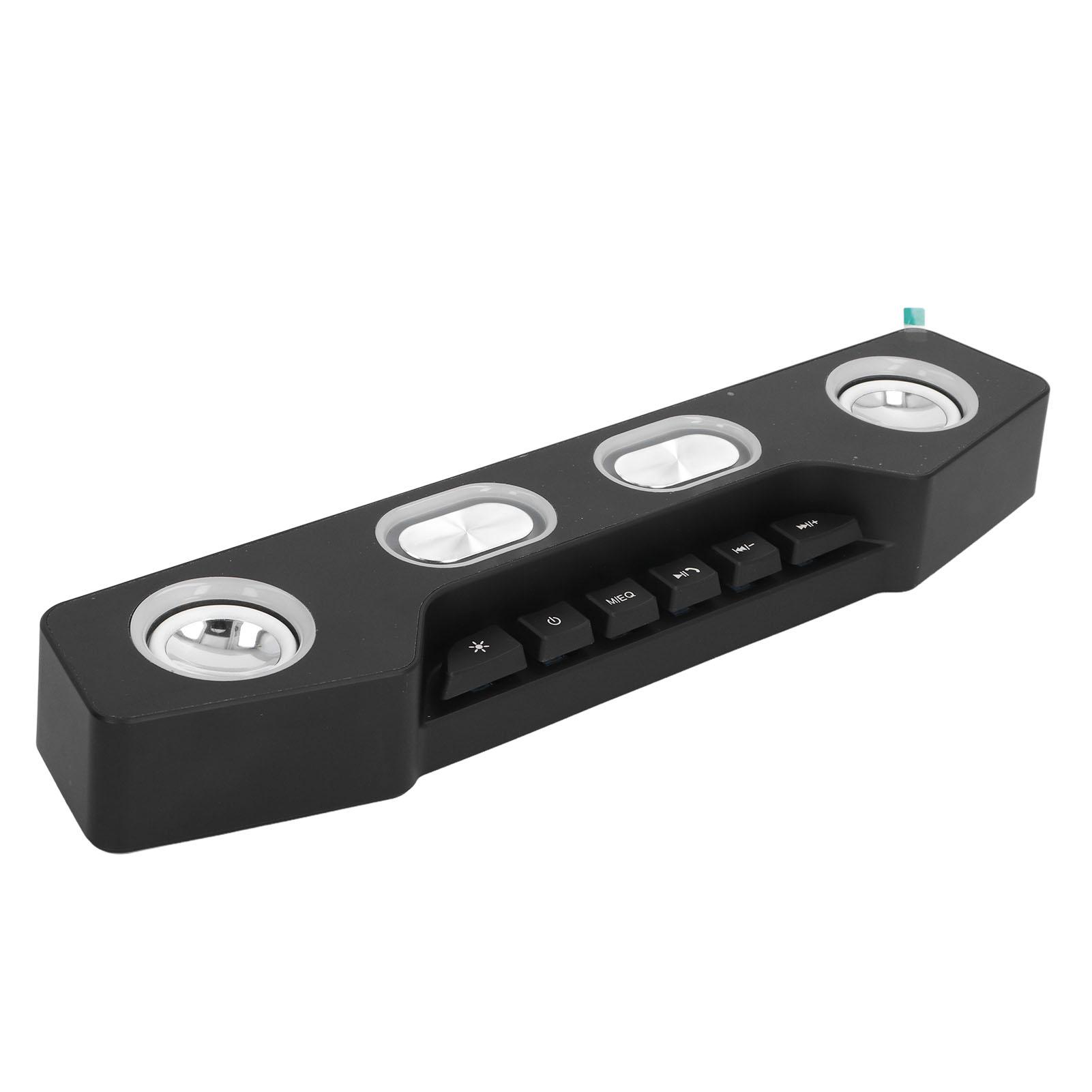 

Компьютерный Bluetooth-динамик с питанием от USB, цветной RGB-дисплей, беспроводной настольный динамик для ноутбуков и телефонов