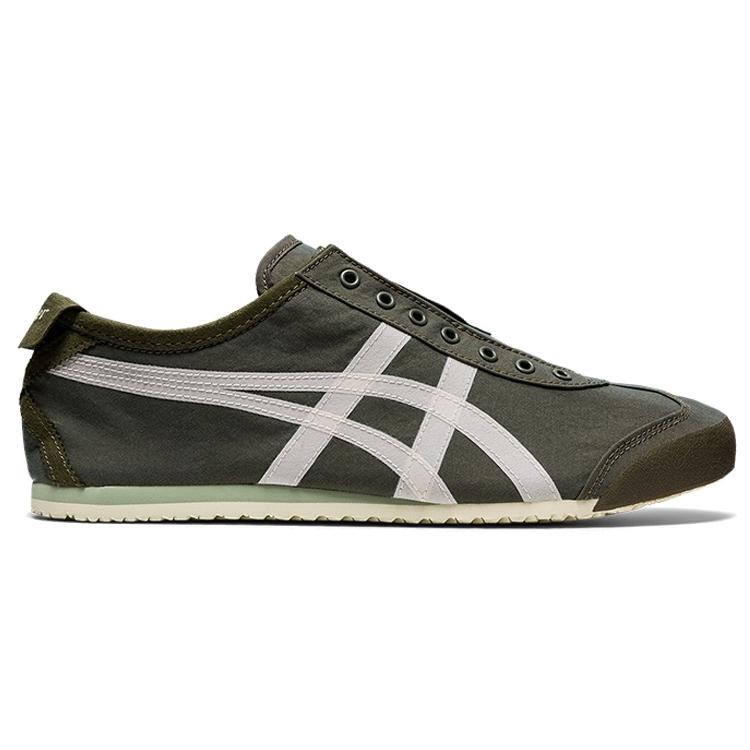New Onitsuka Tiger Mexico 66 Slip On Olive Green White 1183B603-301