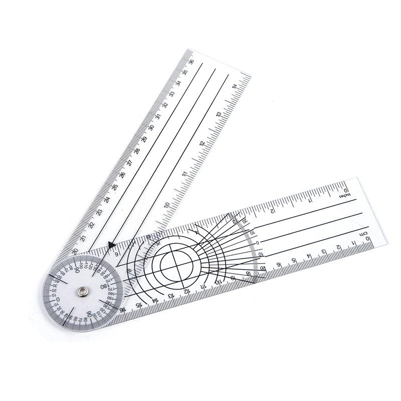 0-140Mm 360 Degree Goniometer Angle Medical Spinal Angle Ruler Angle Finder Tool
