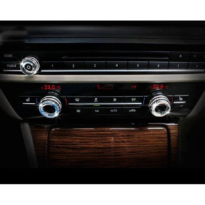 Car Air Conditioning Rotary Knob Decoration Covers For BMW 1 2 3 4 series F30 F35 M3 M4 F30 316i 328 320i