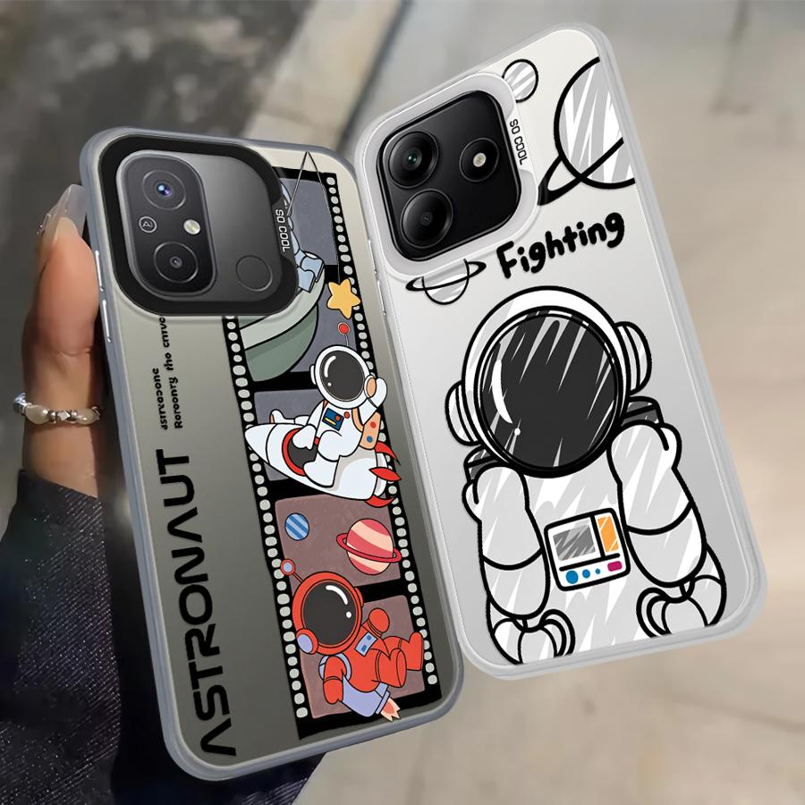 Anime Astronaut Case for Xiaomi Redmi A5 12C A1 A2 Plus 13C Note 9 10 10C 14C 9C 9T K60 Back Phone Cover