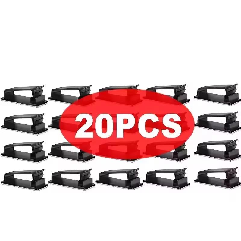 Cable Fixing Clip Cable Wire Sorting Buckle Chassis Organizer 19*47 Black and White Organizer