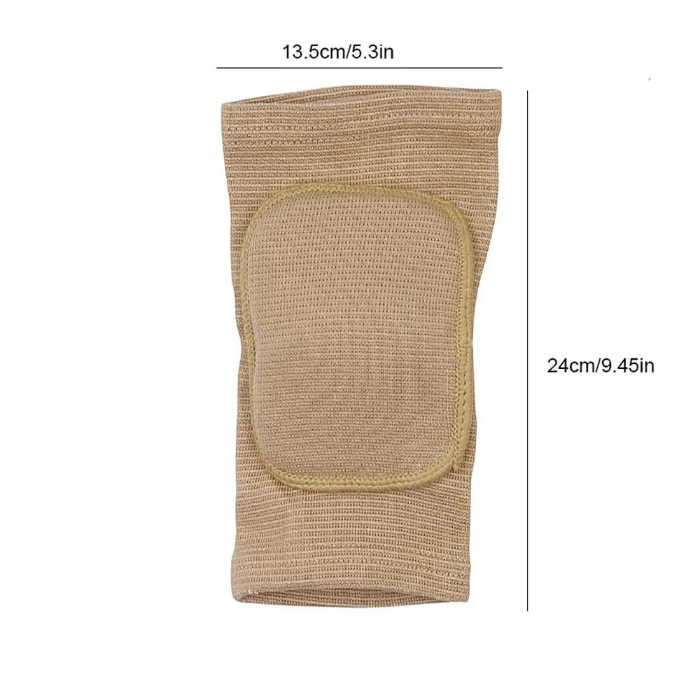 Kompressions-Knieschoner für den Sport, elastischer Knieschutz, verdickte Schwammunterstützung für das Tanzen, Roller-Volleyball-Training, Knieorthese