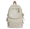 Schoolbag Japanese striped star schoolbag female junior high school student large capacity towel embroidered versatile backpack computer backpack