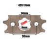 Front Engine 428# 17mm 10T-19T Sprocket For KAYO BSE SSR SDG Dirt Pit Bike ATV Quad Go Kart Moped Buggy Scooter Motorcycle