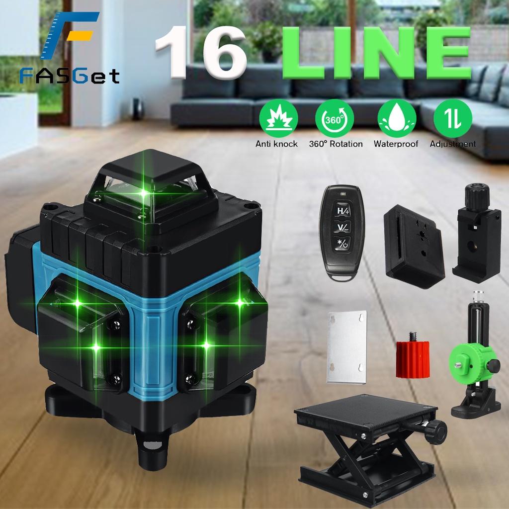 3D/4D 16/12/8 Lines Level Self-Leveling 360 Horizontal And Vertical Cross Super Powerful Green Laser Level Laser Level