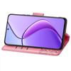 For Realme 12 5G Case Butterfly Imprinted PU Leather Magnetic Flip Stand Phone Cover