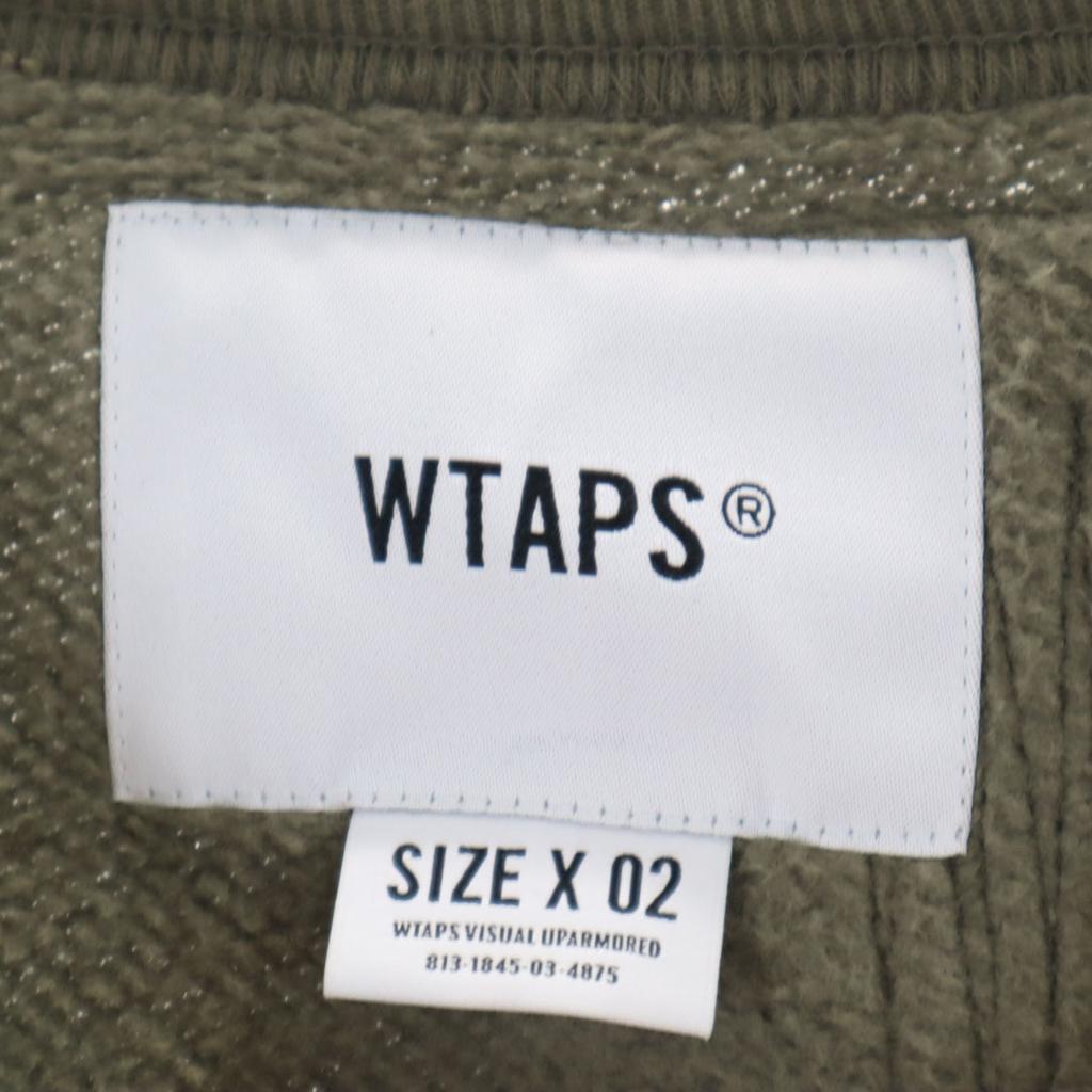 WTAPS made in Japan Long sleeve sweat trainer Fleece lining asymmetrical Men's Used