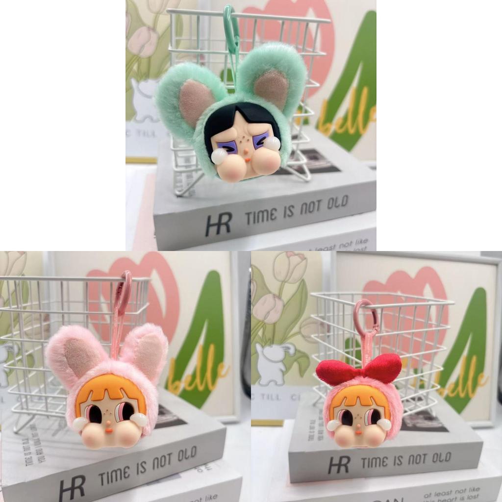 Porte-clés Loup en Peluche pleurnichard avec rembourrage en éponge douce pour enfants et collectionneurs