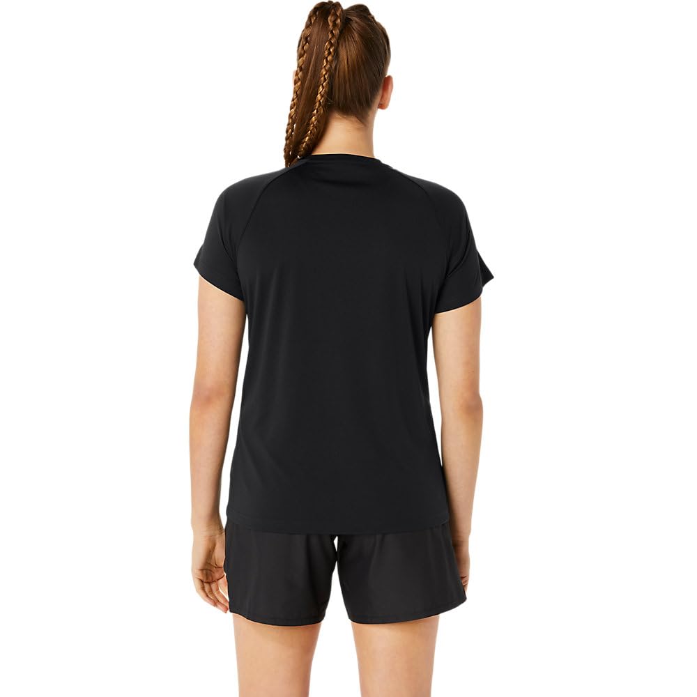 Offizieller Shop Exklusive Laufbekleidung Lauf Kurzarmtop L PERFORMANCE BLACK [Asics] Damen