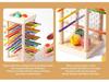 Children's Dice and Stick Game - Parent-Child Interactive Pisa Tower Educational Toy