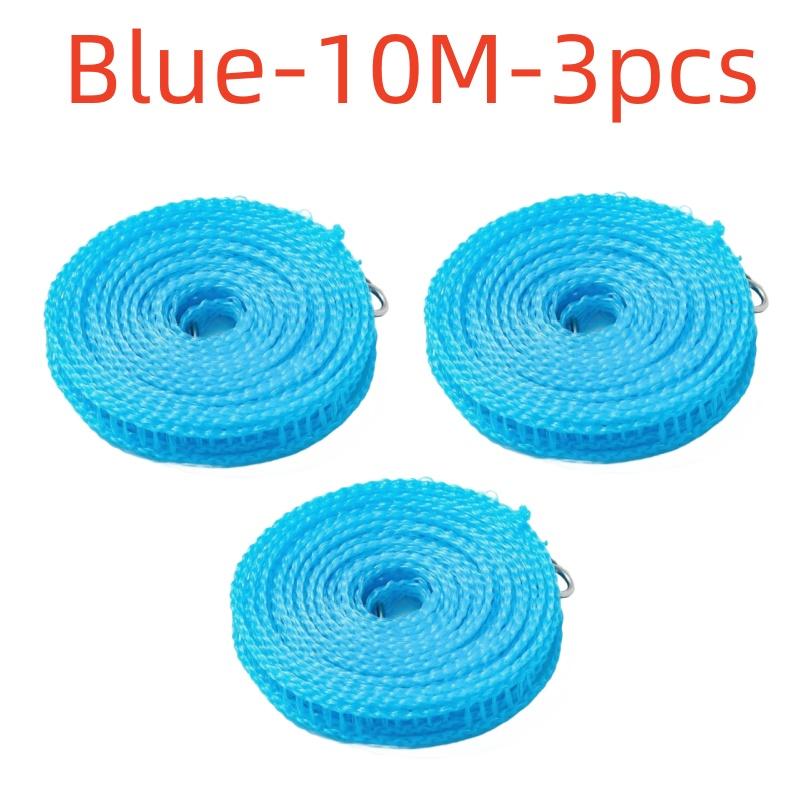 Outdoor Clothesline Nylon Non-Slip Laundry Line Rope Travel Business Windproof Clothes Cord 3/5/10 Meter Long