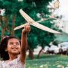 Wooden Hand Launch Glider Airplane Easy To Throw And Fly Stable Flight Long Glide Distance For Indoor And Outdoor Kids And Adults