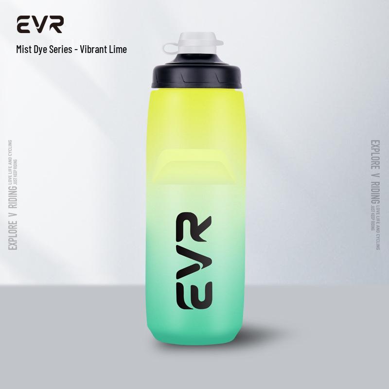 EVR Colorful Lightweight Plastic Cycling Water Bottle for Mountain & Road Bikes