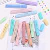 Quadrilateral 4pcs Highlighter pens - Vibrant Random Colors, Smear-Proof Markers for Students & Office Use