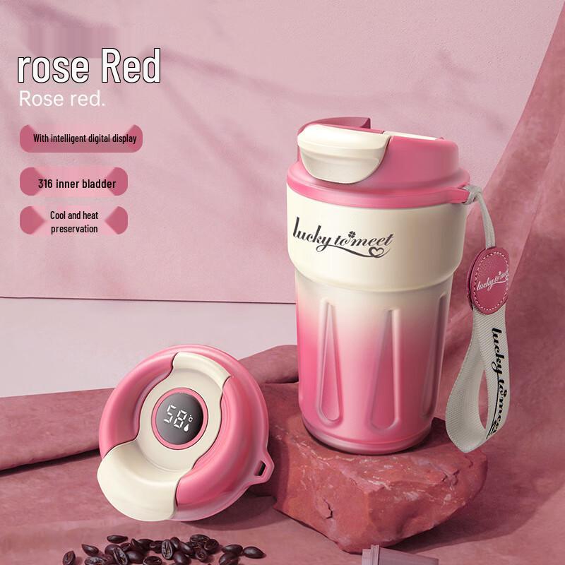 

MRSIKEY Stainless Steel Portable Insulated Double-Drink Cup