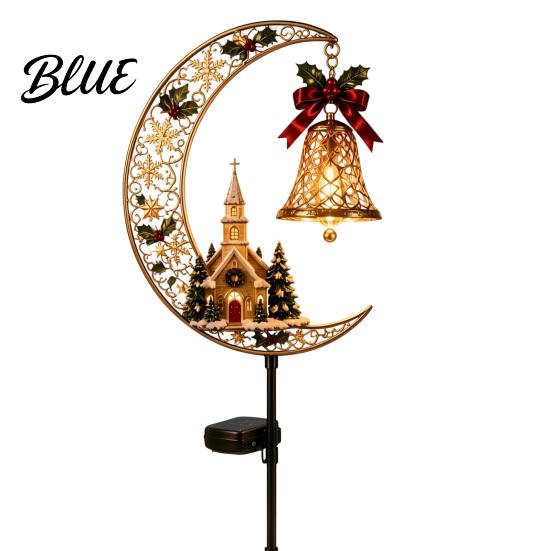 Unique Holiday Housewarming Gifts Solar Christmas Yard Stakes Light Nutcracker Soldier/Angel/Red Bird/Snowman Outdoor Garden Lamp Energy Efficient