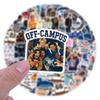 54-110 American Drama Off-Campus Graffiti Stickers: Waterproof Decoration for Skateboards