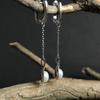 Silver Earrings with Natural Pearls (2186854)