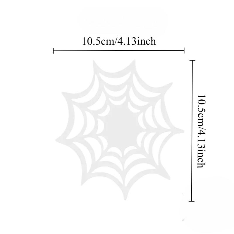 Halloween Spider Web Silicone Coaster Luminous Fluorescent Heat Insulation Cup Mat Glow In Dark Bar Drink Cup Holder Table Decor