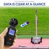 Anemometer Wind Speed Gauge Speedometer Wind Level Tester Air Flow Meter Temperature Measuring Outdoor for Sailing Surfing Flyin