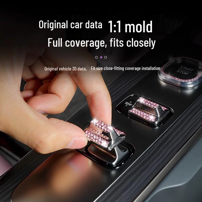 Xiaomi SU7 Diamantbesetzte Innenraumaufkleber für Mittelkonsole und Auto-Logo-Personalisierung