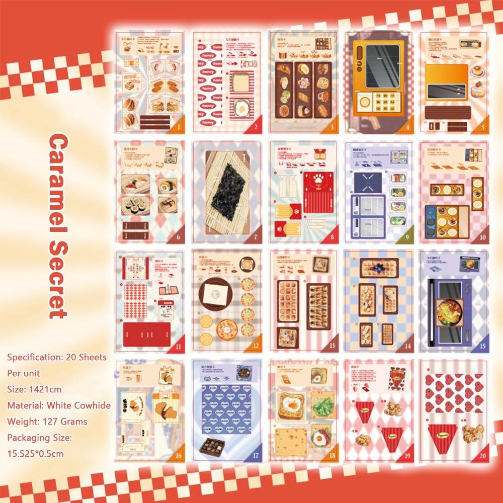 Creative No Cutting Required Creative Handmade Book Multicolor Paper DIY Quiet Book 16 Types 3D DIY Children's Scrapbook DIY