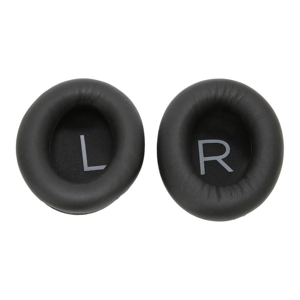 Headset Ear Cushions Soft Noise Insulation Replacement Wireless Headphone Earpads for QuietComfort45 Black