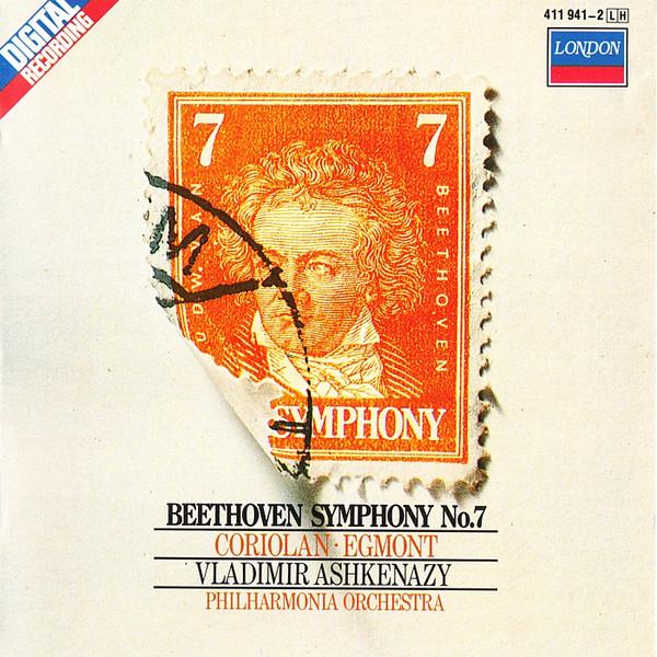 

CD BEETHOVEN; ASHKENAZY - Symphony 7 4119412 London Records 1984 Japan Classical Used