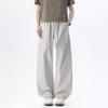 Summer Quick-drying Pants New Deconstruction Design Loose Wide-leg Pants Men's and Women's Drawstring Straight Pants Ruffian Handsome Trousers