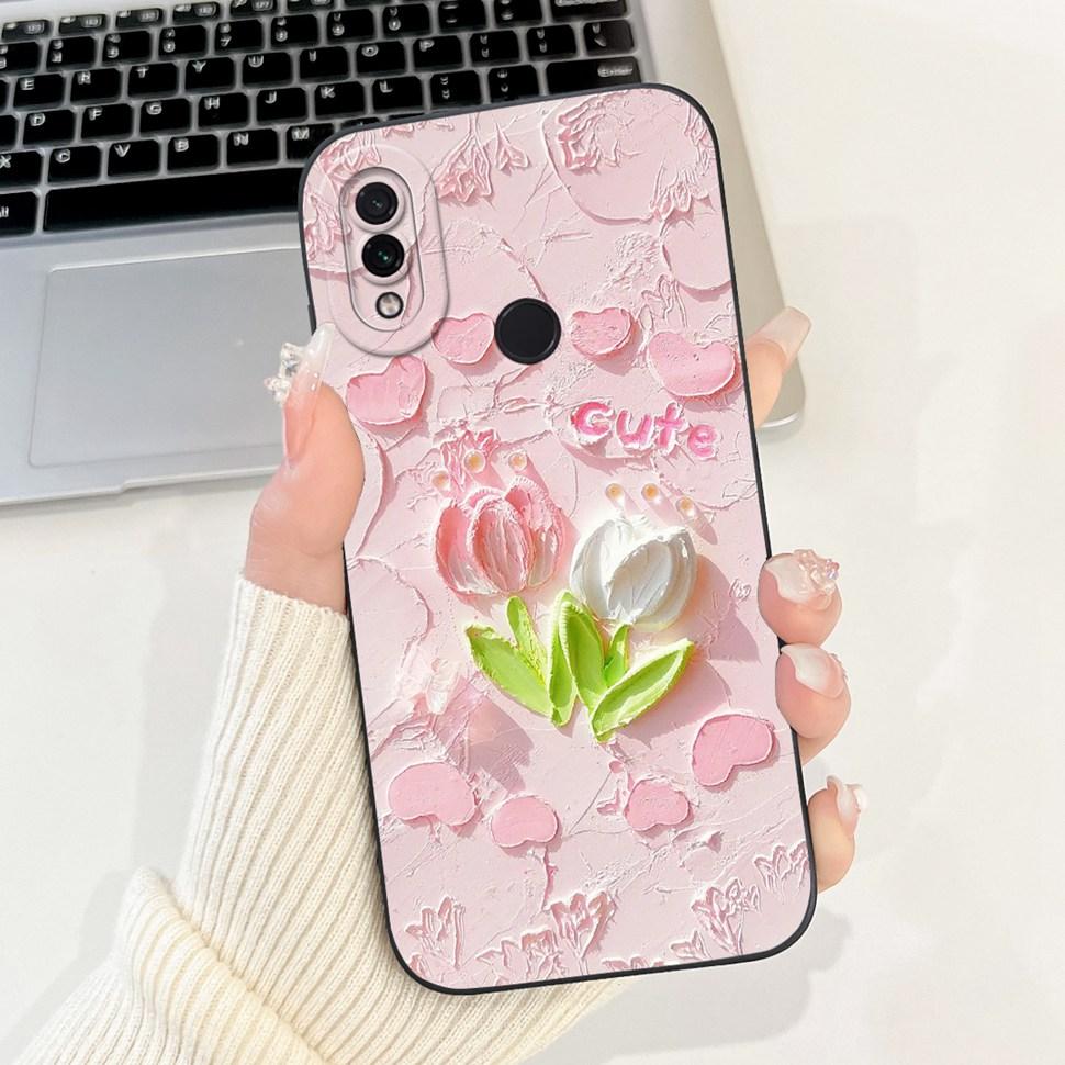 For Xiaomi Redmi Note 7 Case Cute Panda Cartoon Painted Cover Soft Silicone Phone Case For Redmi Note 7 Note7 Back Covers Bumper