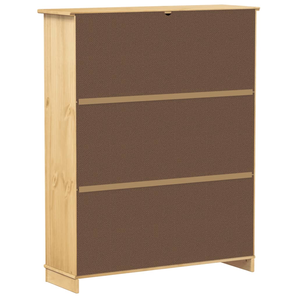Szafka Na Buty Corona, 99X32X124,5 Cm, Lite Drewno Sosnowe