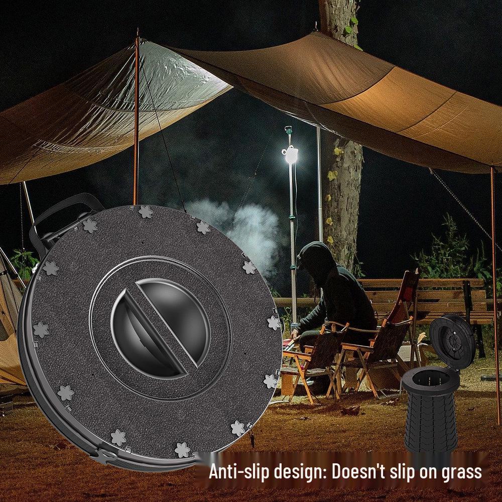 Portable Folding Emergency Toilet Commode for Car