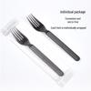 YOUAO Individually Wrapped Disposable PS Forks
