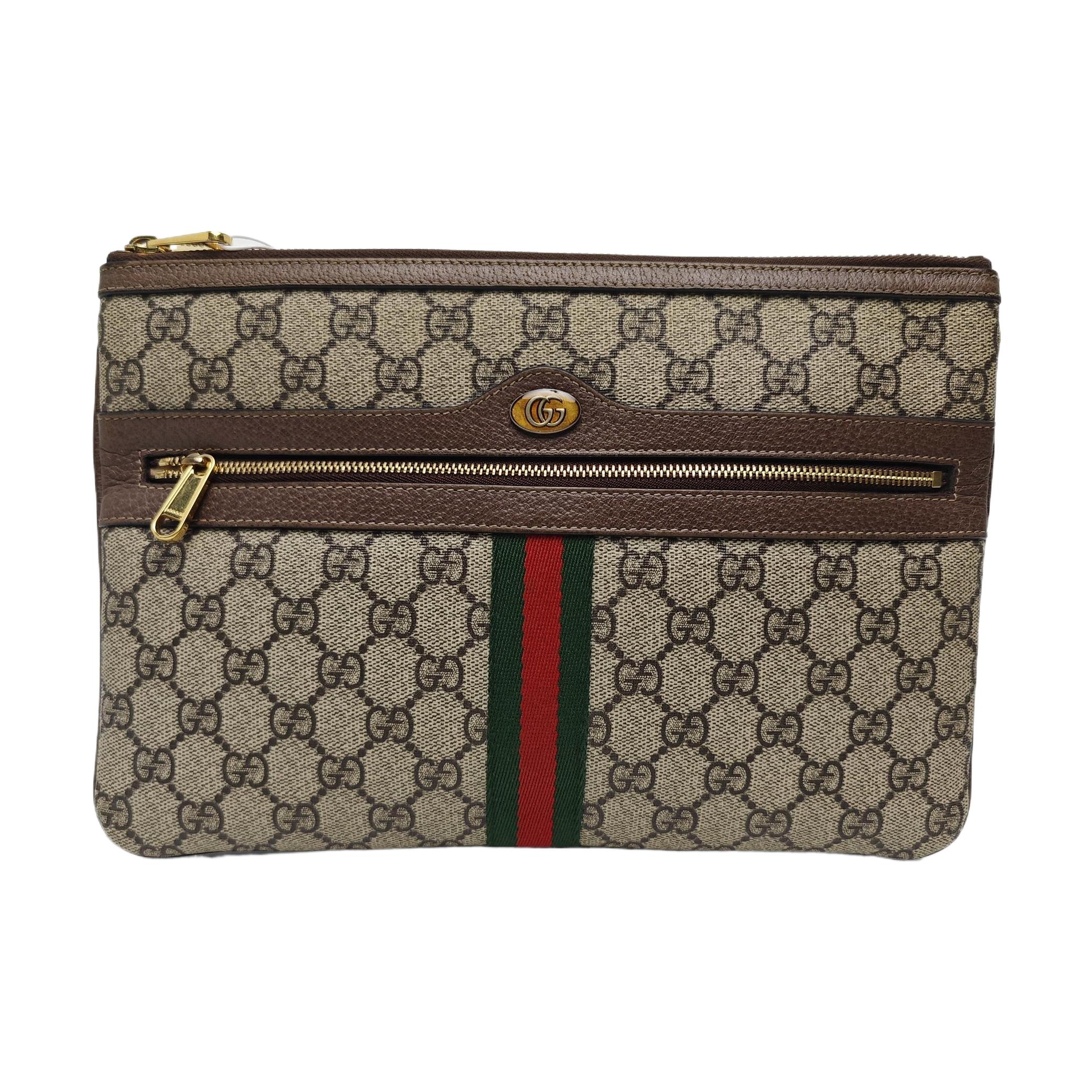 [Pre-Owned] Gucci Ophidia GG Supreme Pouch
