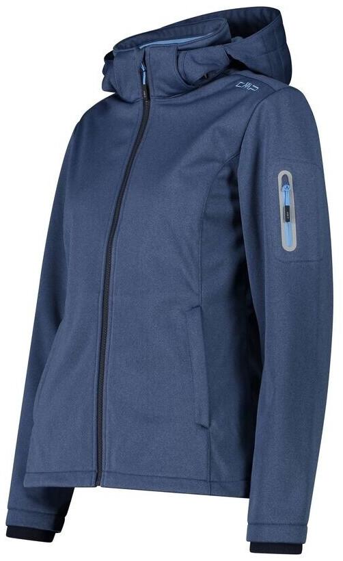 CMP Softshell Jacket Zip Hood Women (39A5006M) Women's Jacket Softshell Jacket Melted (39A5006M) Blue Mel/niagara