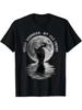 Halloween Black Cat Moon Men's T-Shirt Dark My Old Friend Size L & XL T-Shirt