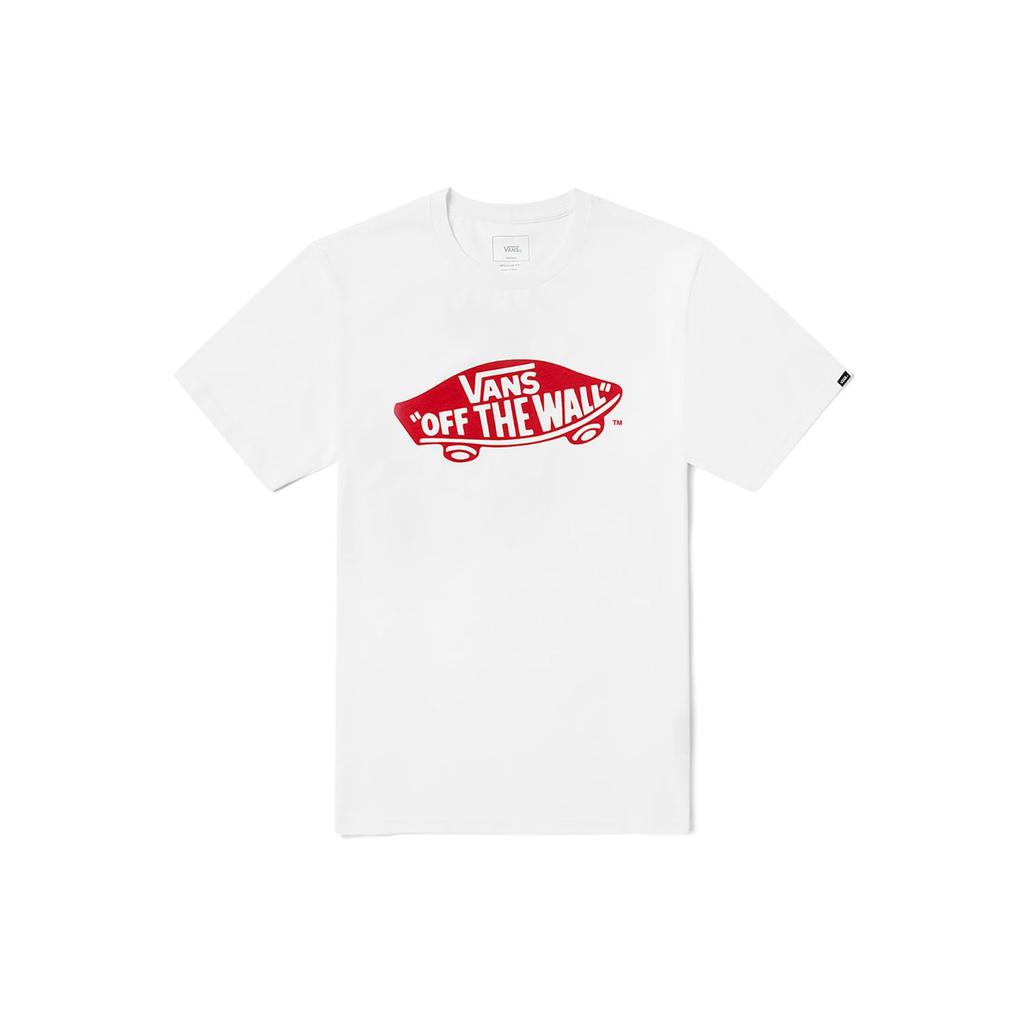 Vans Off The Wall Classic Print Casual Sports American Vintage Short Sleeve T-Shirt Unisex Tops White VN0A4MM7KSF1
