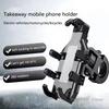 Supporto per Manubrio a Otto Artigli Porta Cellulare per Moto Scooter ATV E-Bike Supporto Cellulare Supporto GPS Barra(Nero2)(Nero1)