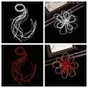 Exquisite Flower Hair Clip Elegant Bride Hair Vine Pearl Tassels Hair Accessories  Wedding Dress