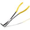 LEONTOOL Extra Long Hose Bent 258mm Long Nose Pliers with Serrated for Hose Installation and Car Precision Machine Vise Convenient Hand Tool Pliers,