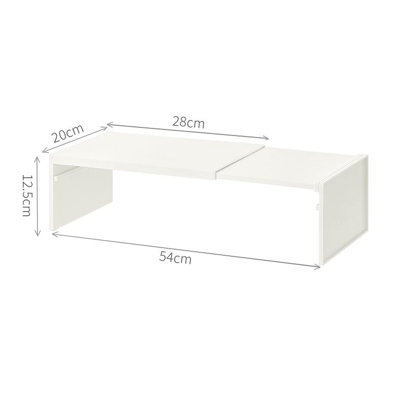 

Retractable Kitchen Cupboard Organizer Wardrobe Makeup Cabinet Holder Space-Saving Closet Rack Kitchen Accessories Storage Rack белый